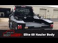 Elite 60 Hauler Body, Wehrli Fabrication, Truck Hauler Body
