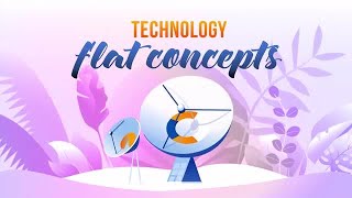 Technology - Flat Concept After Effects Templates
