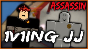 IETHAN 1V1ING JJCOMMENTATES!! (Roblox Assassin)
