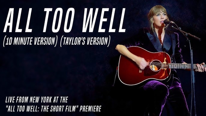 All too well (10MV) - Taylor Swift REDREDRED iPad Case & Skin by  nd-creates