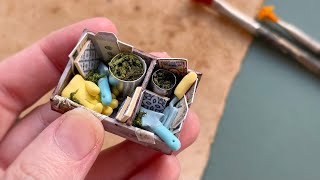 EASY WAY TO MAKE A MINIATURE GARDEN SET DIY DOLLHOUSE