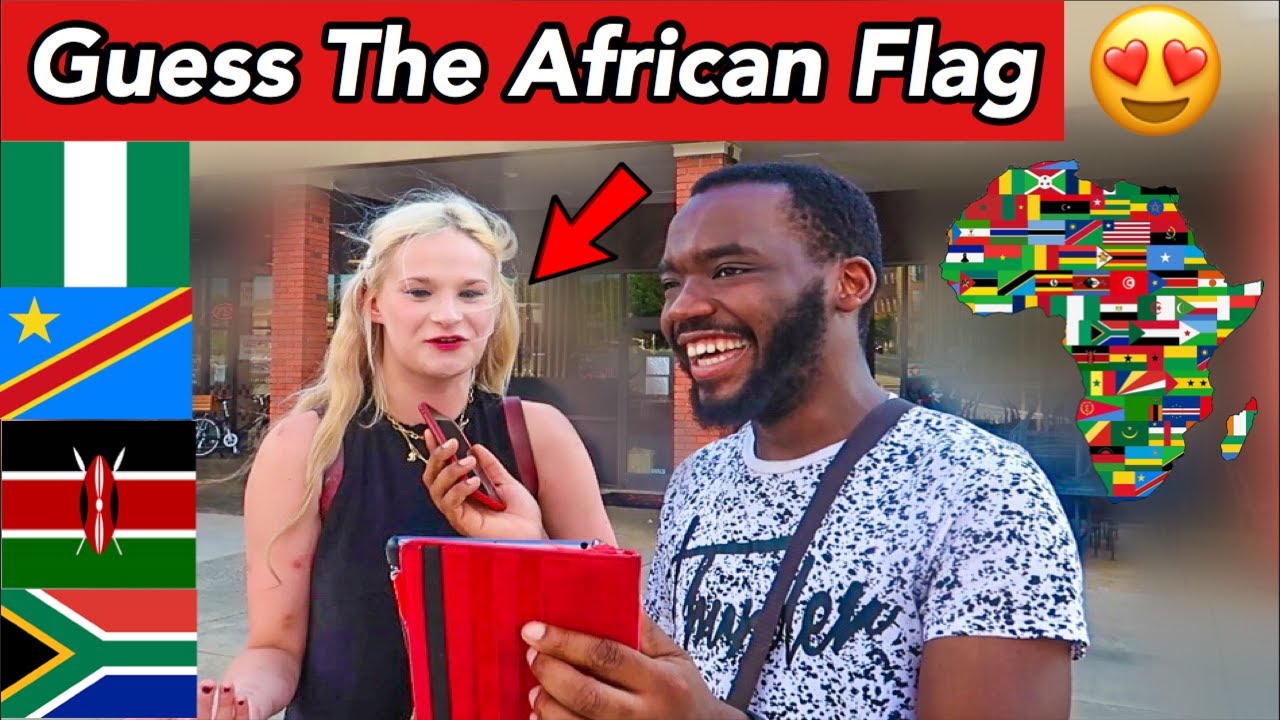 Can White People Identify Some African Flags? Public Interview USA