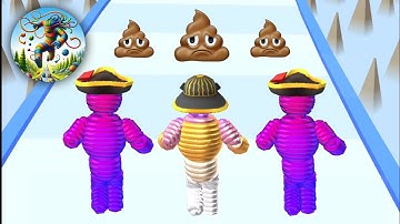 Rope Man Run Game - All Levels GamePlay Walkthrough Android iOS - Part (35-37)