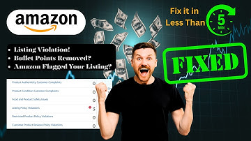How to Fix Amazon Listing Policy Violation | How to Recover Removed Bullet Points | Vfixall