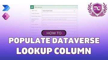 How To Populate A Lookup Column With Power Automate