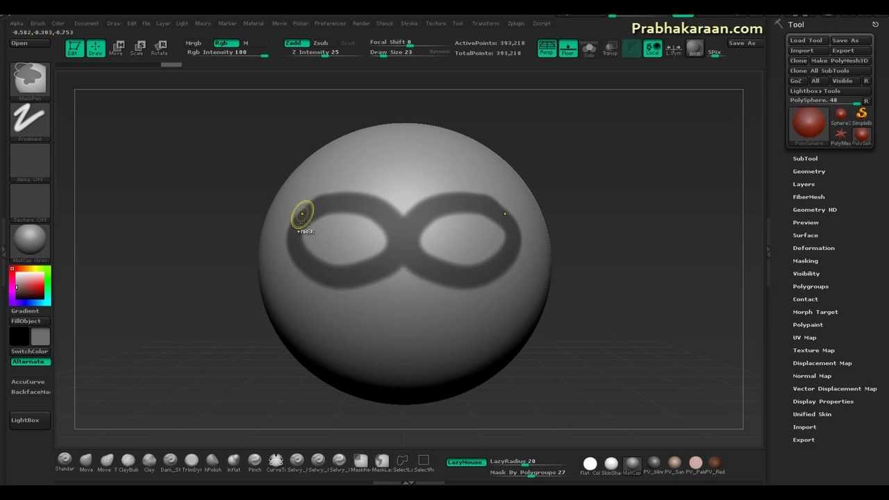 zbrush clear mask