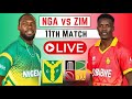 Zimbabwe vs Nigeria 11th Match LIVE | ZIM vs NIG | Men&#39;s African Games T20