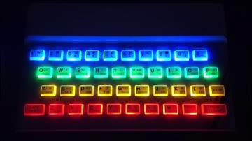 Rainbow Led ZX Spectrum case