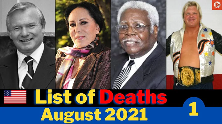 List of Deaths August 2021 Part 1|Who celebrities ...