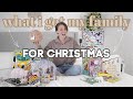 What I Got My Family For Christmas *MINIMAL* AND come Christmas shopping with me!