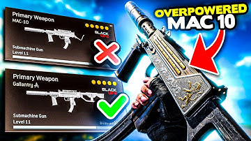 This *NEW* UPDATED Gallantry Mac-10 Class Setup is STUPIDLY OVERPOWERED in Warzone!