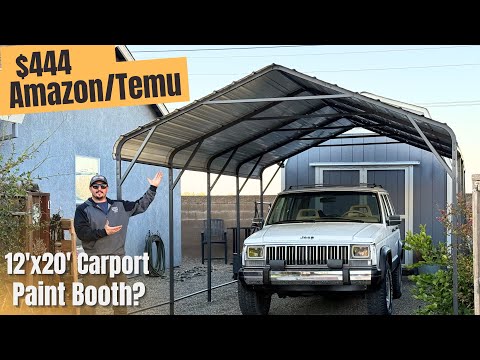 Video I Bought A 12'x20' Metal Carport Off TEMU | AMAZON - Is It Any Good? - youtube