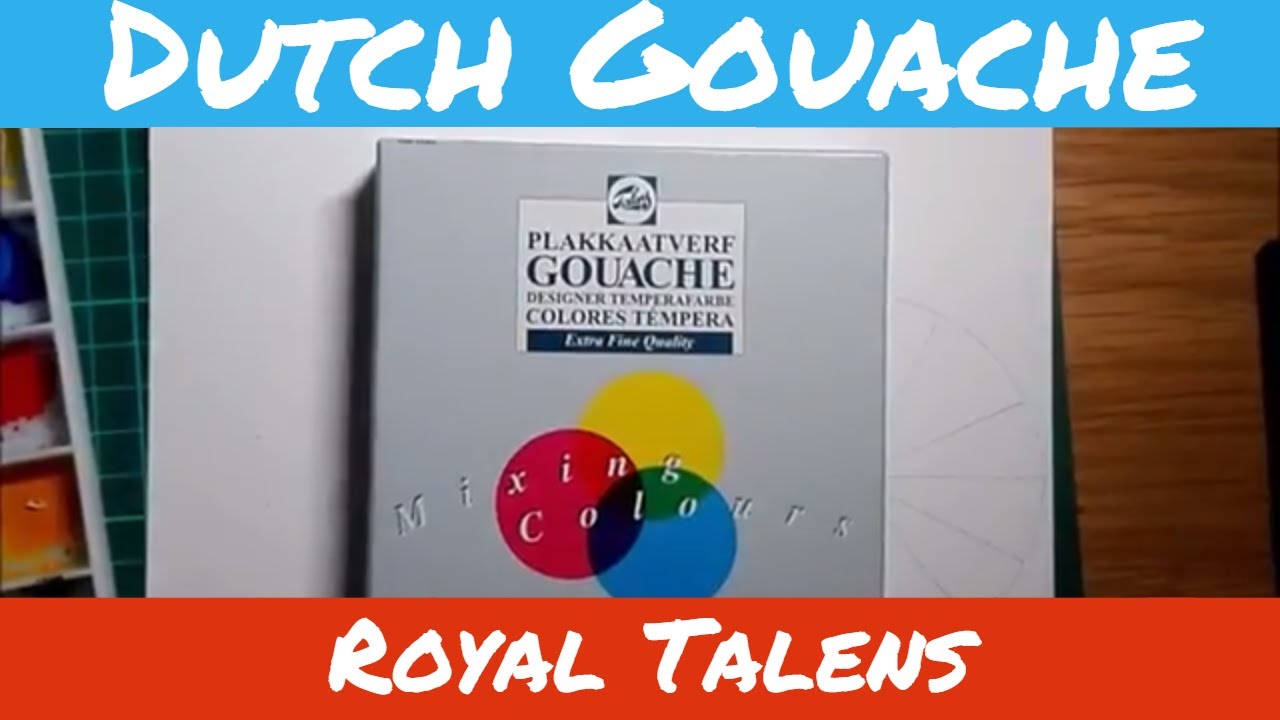 Royal Talens opaque watercolours gouache tin review – Beret Nice  Illustration & Design