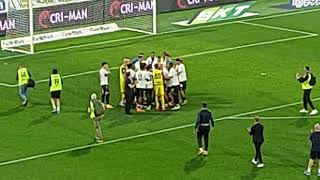 Serie B, Reggiana-Parma 1-1 triplice fischio finale coi tifosi