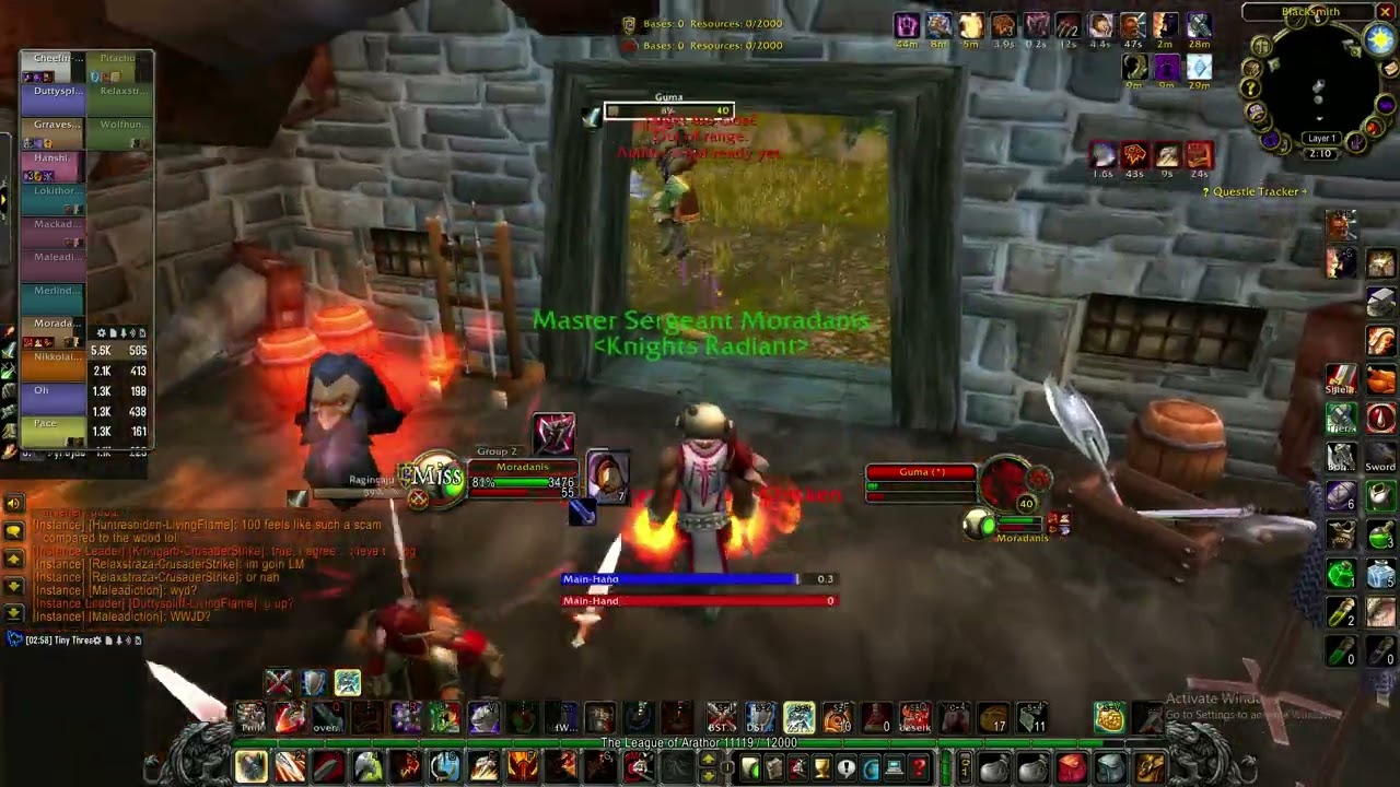 WoW SoD P2 Warrior PVP - Enrage, Deatwish, Zerk Buff, Flagelation = certified fat damage