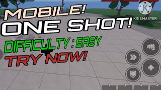 Roblox | Ultimate BATTLEGROUNDS! | How To ONE SHOT Combo On MOBILE!