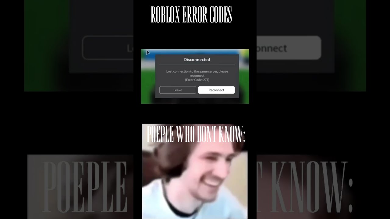 ROBLOX ERROR CODES Xqc Edit Scary Roblox Errorcodes
