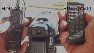 Sony HDR-XR33 vs Sony HDR-XR500, ZOOM and REMOTE Function! screenshot 2