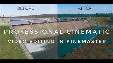 Cinematic Colour Grading in Kinemaster (Android) | New Colour Grading Tools | Export Time Test