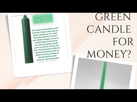 THE GREEN CANDLE FOR MONEY