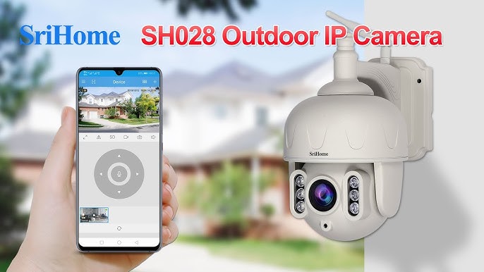 Caméra de sécurité FHD IR Wifi vision nocturne 3MP Blanc - SRIHOME -  SRI_SH039B-3MP 