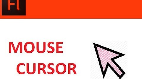 ADOBE FLASH - How to make a mouse cursor