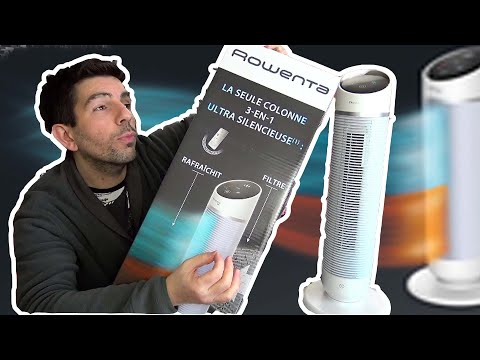 Rowenta Silence Comfort Chauffage Ventilateur Colonne Ultra Silencieux Filtre Rafraîchit Réchauffe Mode Intell