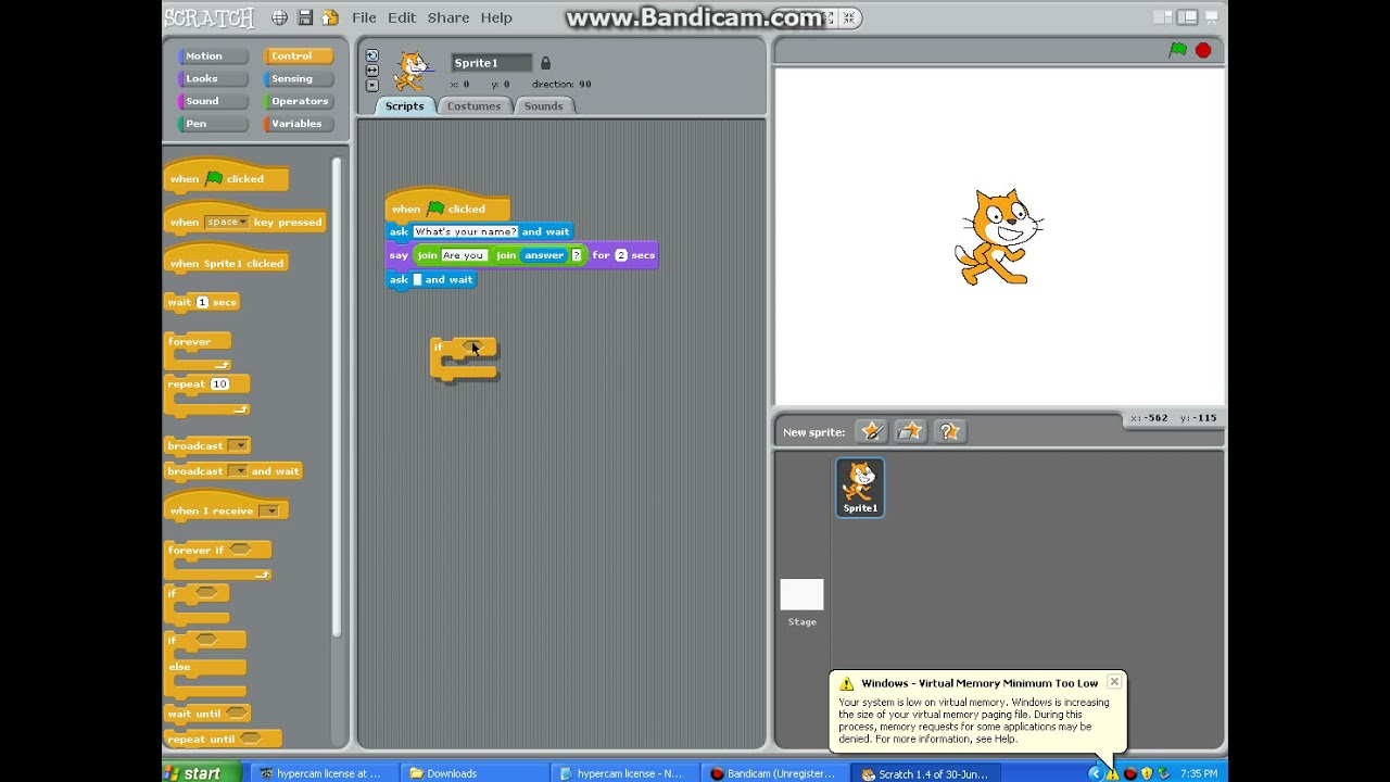 Very simple random scripts