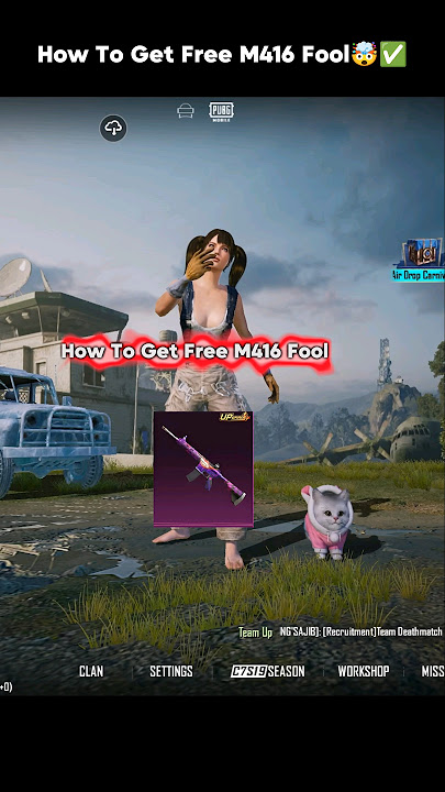 How To Get Free M416 Fool For Free 😱✅ #pubgmobile #mrijazplays #pubgtips #tipsandtricks