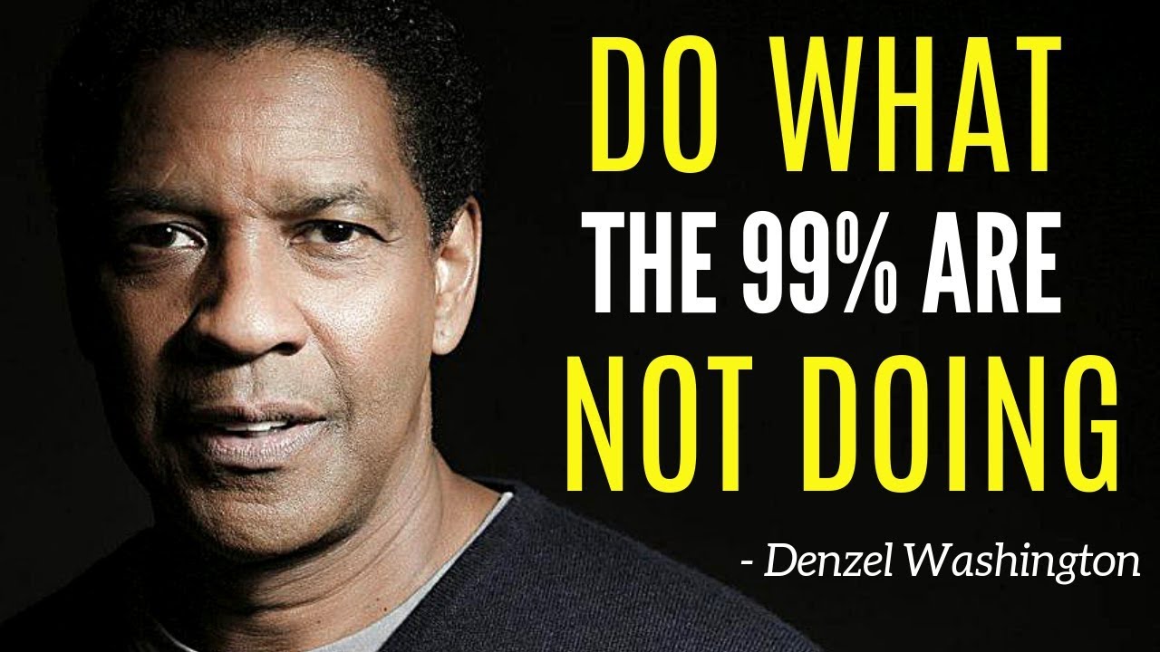 Denzel Washington's Life Advice Will Change Your Future (MUST WATCH ...