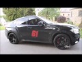 BMW X6M 700 w/ Full Akrapovic Exhaust System - LOUD Launches and Fly-by!