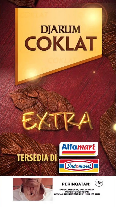 Djarum Coklat Extra - Trademark Branding [Available At Alfamart & Indomaret] (2023)