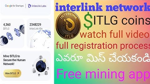 How to register interlink network airdrop||Registration process||తెలుగు లో|| big crypto project||
