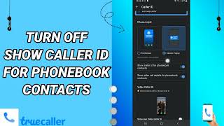 How To Turn Off Show Caller Id For Phonebook Contacts On Truecaller App screenshot 4