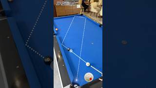 How pros aim bank shots #billiard #billiards #trickshot #bankshot