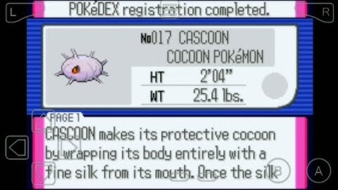 017: Where to Find Cascoon in Pokemon Ruby!