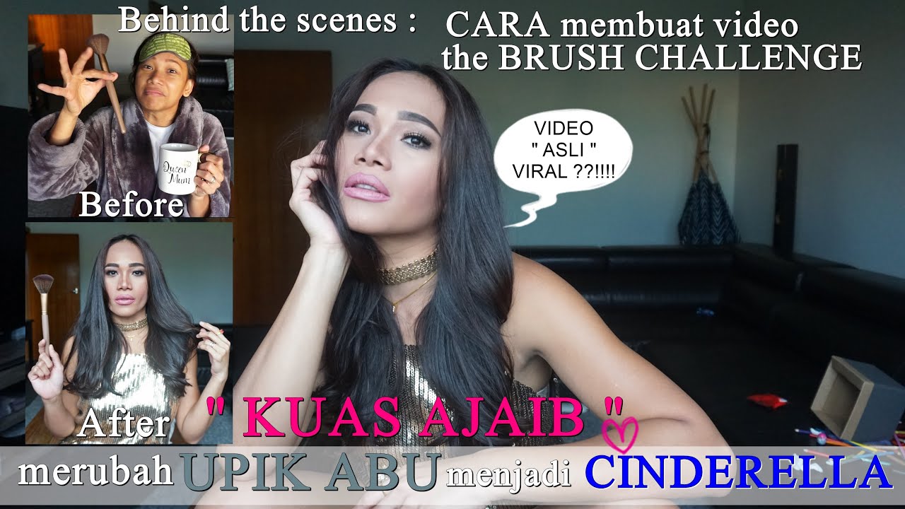 Cara membuat video viral Brush Challenge Grup istri-istri bule di luar