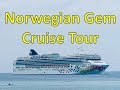 Norwegian Gem FULL SHIP TOUR -- Departure from Manhattan Cruise Terminal