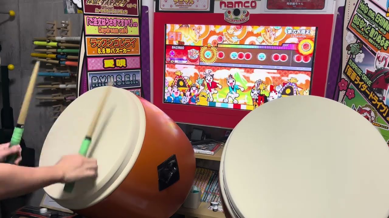 【Taiko Nauts】 第六天魔王(表)全良 #太鼓の達人 #おうち太鼓 #全良 