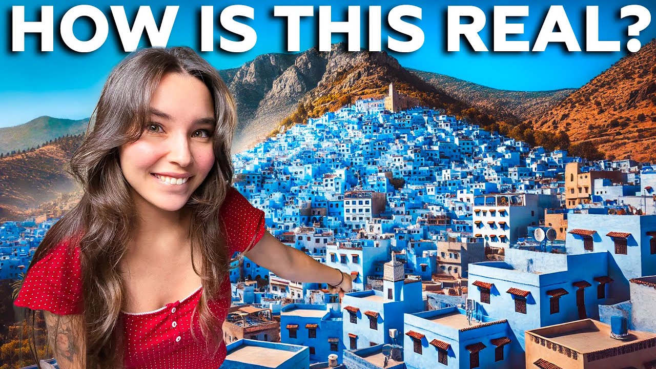 Это место НЕ МОЖЕТ БЫТЬ РЕАЛЬНЫМ! Голубой город Марокко 🇲🇦