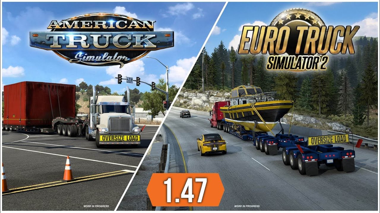 NOVOS TRANSPORTES ESPECIAIS E NOVAS ROTAS ESTÃO CHEGANDO PARA ETS2 E ATS [1.47]