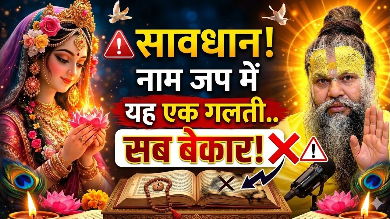 सावधान! नाम जप में ये 1 गलती सब बेकार कर देगी! 🧐 Shri Hit Premanand Ji Maharaj 🚩