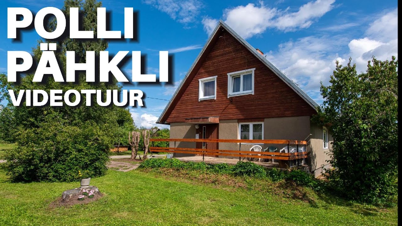 Maja müük Viljandimaal, Polli külas. Suur kinnistu.