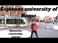 Sapienza University of Rome| Admissions | Scholarships | Courses | 2020 Intake