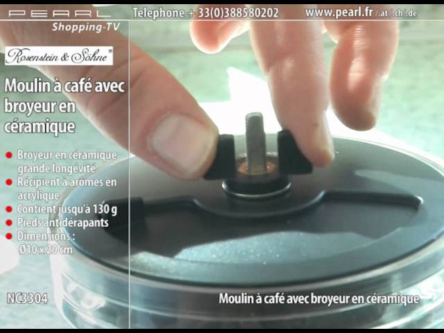 Broyeur café AR110, Préparations