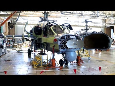 Сборка Ка-52 «Аллигатор» на заводе «Прогресс»