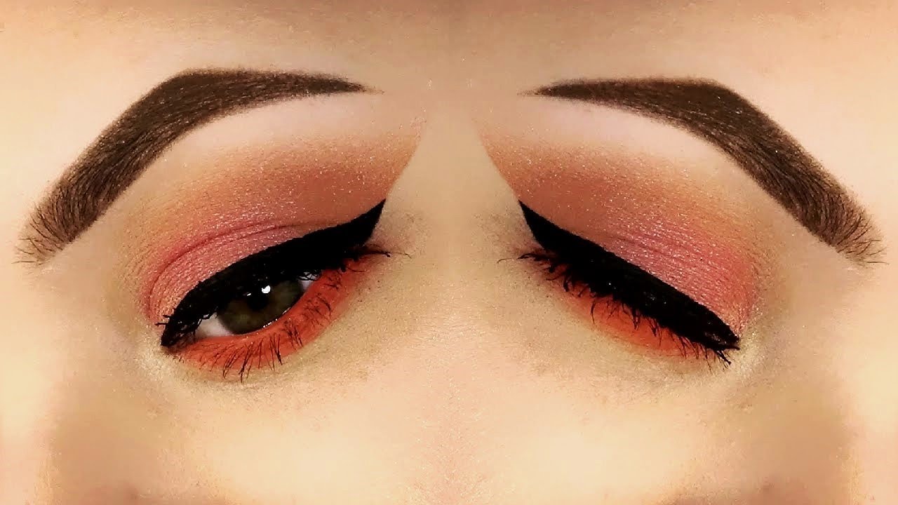 Trucco ARANCIONE ROSA e MARRONE | Makeup Tutorial | SweetMakeup ♥ - YouTube