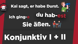 Konjunktiv einfach erklärt - Konjunktiv I und II- Erklärung, Bildung, Beispiele -Konjunktiv erklärt!