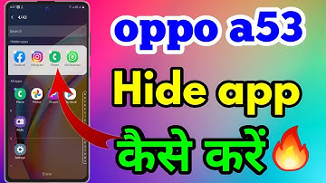 How To Hide App Oppo a53 | oppo a53 Hide App