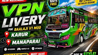 😱This VPN bus livery is next level !Must try! BUSSID VIJAY 👇